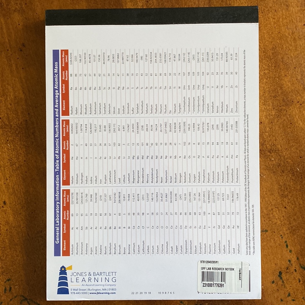 New Lab Notebook - Picture 2 of 5